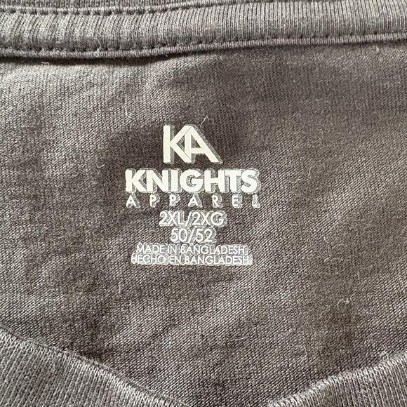 KA Knights Apparel Rutgers Scarlet Knights Embroidered Spellout Tee Men's XXL - Picture 8 of 12